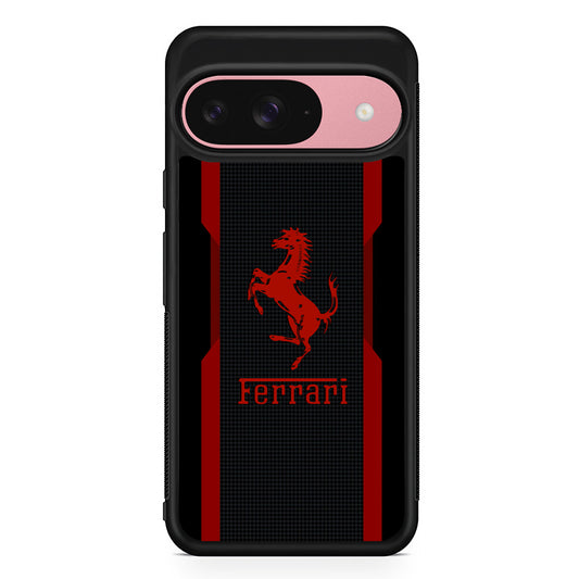 Ferrari Red World Google Pixel 9 Case | Google Pixel 9 Protective Rubber Case