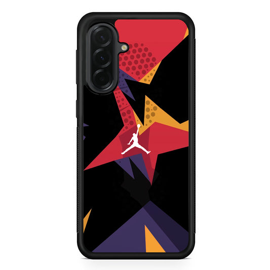 Air Jordan Silhouette of Footstep Samsung Galaxy A36 Case | Slim Samsung Galaxy A36 Protective Case
