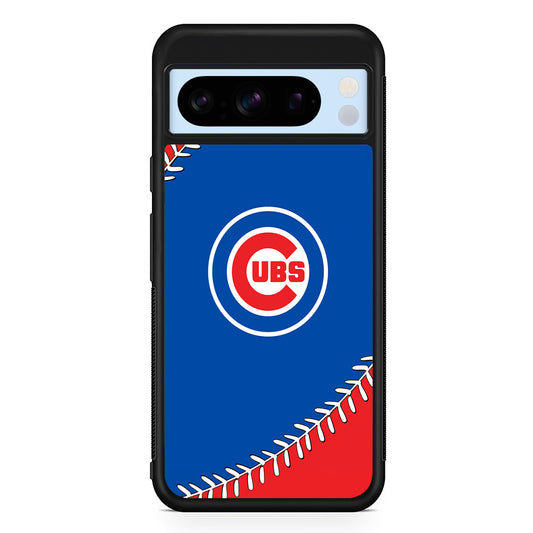 MLB Chicago Cubs Ball Google Pixel 8 Pro Case | Slim Rubber Case for Google Pixel 8 Pro