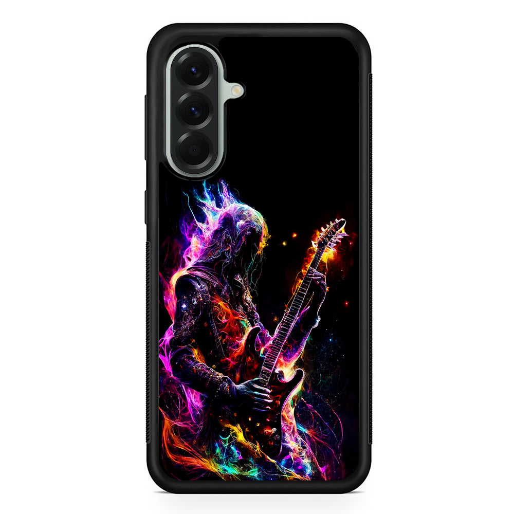 Rock Heavy Metal Guitar Samsung Galaxy A56 Case | Samsung Galaxy A56 Protective Rubber Case
