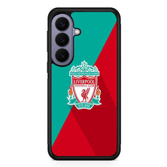 Liverpool FC Green Red Samsung Galaxy S26 Case | Durable Rubber Case for Samsung Galaxy S26