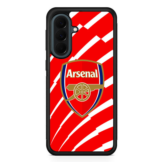 Arsenal FC Gunners Logo Samsung Galaxy A37 Case | Samsung Galaxy A37 Rubber Phone Case