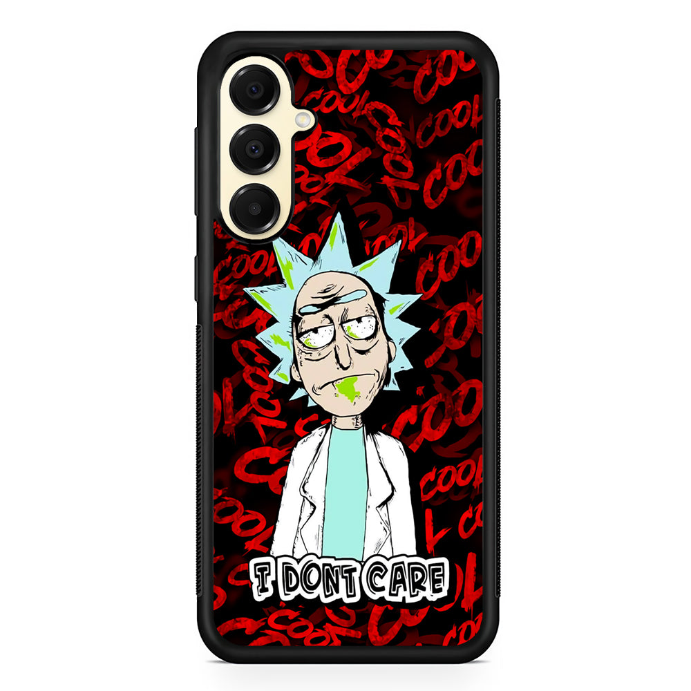 Dr Rick I Don't Care Samsung Galaxy A16 Case | Slim Rubber Samsung Galaxy A16 Case