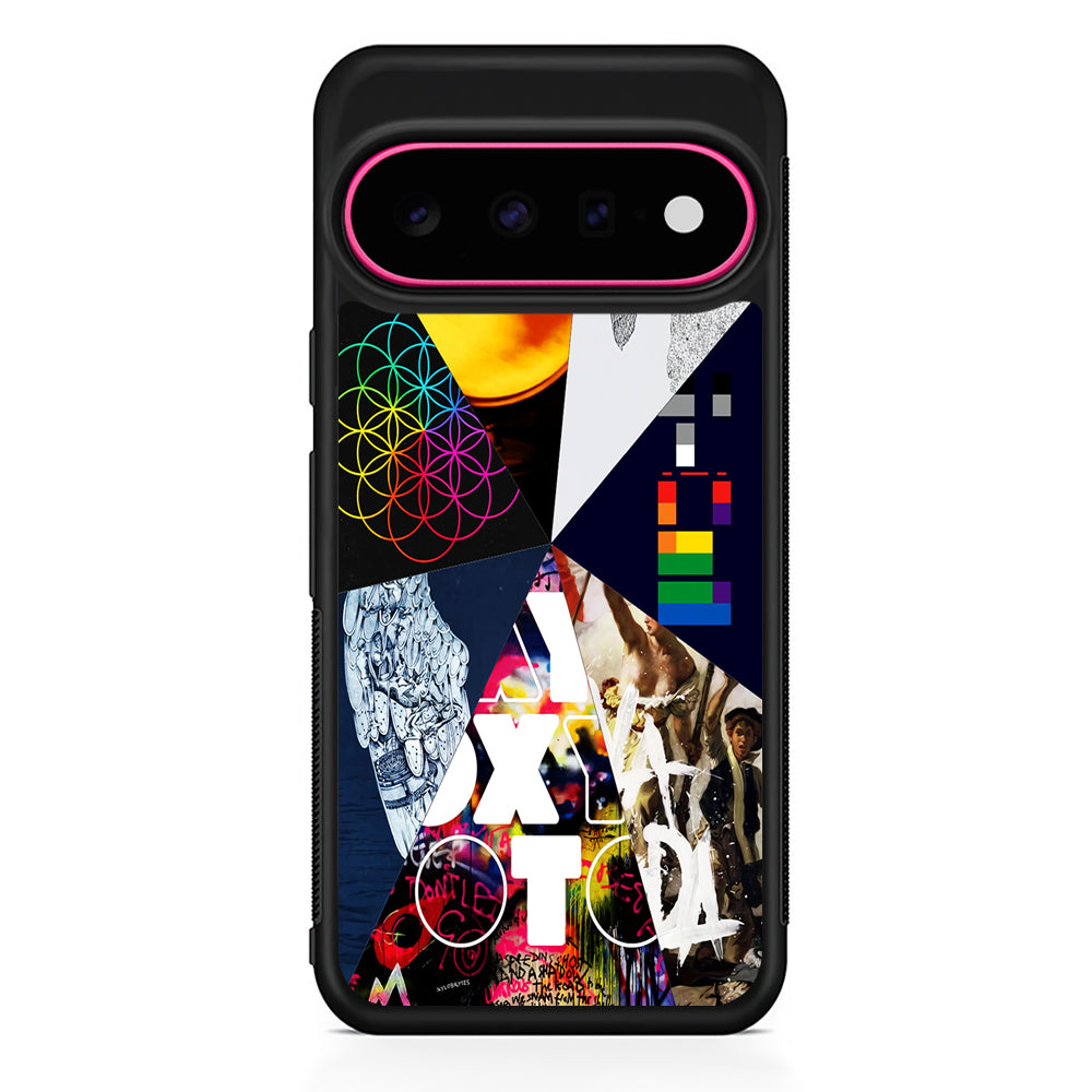 Coldplay Album Cover Collage Google Pixel 11 Case | Slim Shockproof Cover