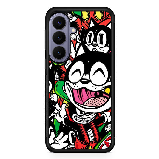 Kitty Club Party Samsung Galaxy S26 Case | Durable Rubber Case for Samsung Galaxy S26
