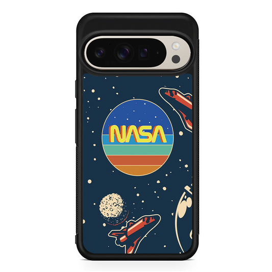 Nasa Retro Space Google Pixel 9 Pro Case | Slim Protective Cover