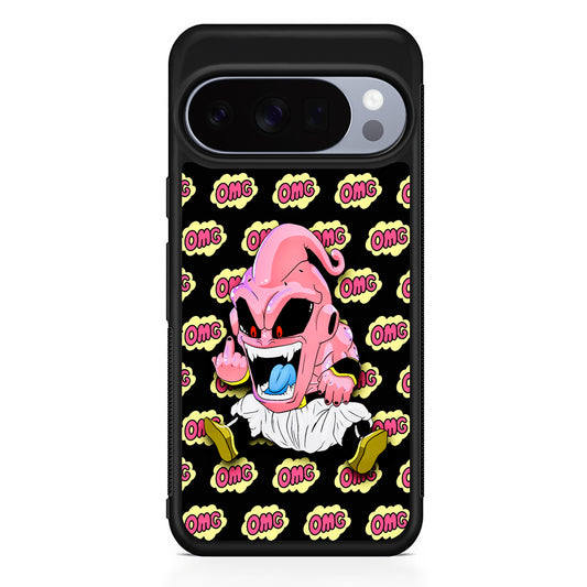 Kid Buu OMG Word Patern Google Pixel 10 Pro Case | Slim Google Pixel 10 Pro Rubber Case