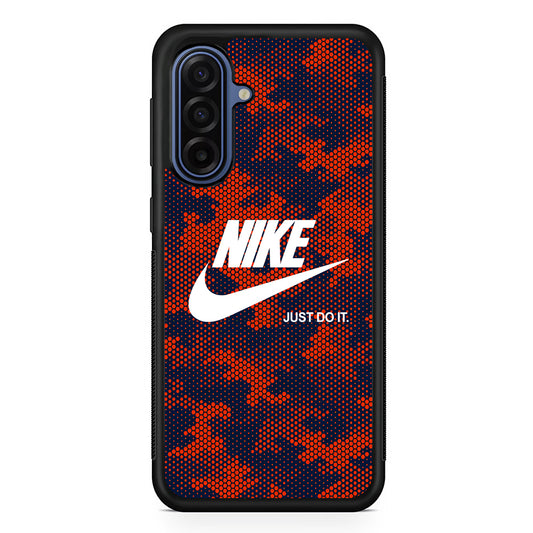 Nike Vibes Camo Hexagon Samsung Galaxy A17 Case | Samsung Galaxy A17 Protective Rubber Case