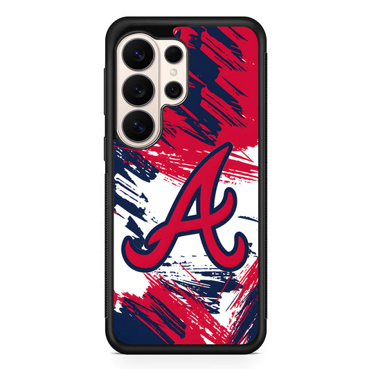 MLB Atlanta Braves Logo Samsung Galaxy S26 Ultra Case | Slim Protective Case for Samsung Galaxy S26 Ultra