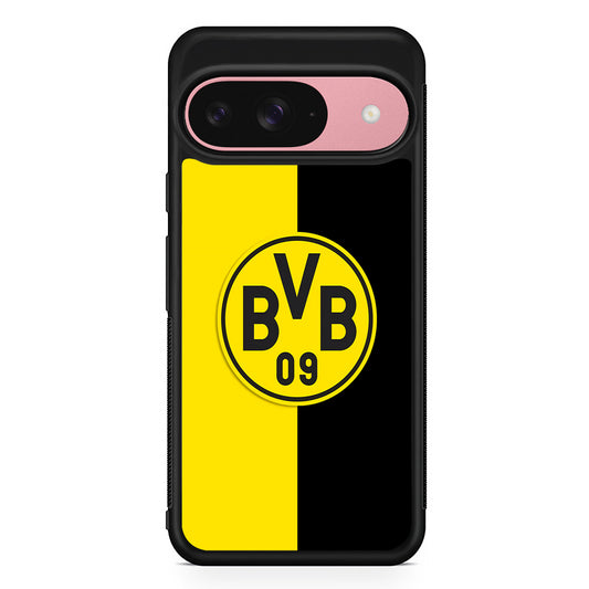 Borussia Dortmund Yellow Black Google Pixel 9 Case | Google Pixel 9 Protective Rubber Case