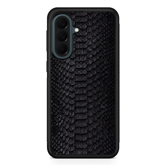 Black Snake Skin Pattern Samsung Galaxy A37 Case | Samsung Galaxy A37 Rubber Phone Case