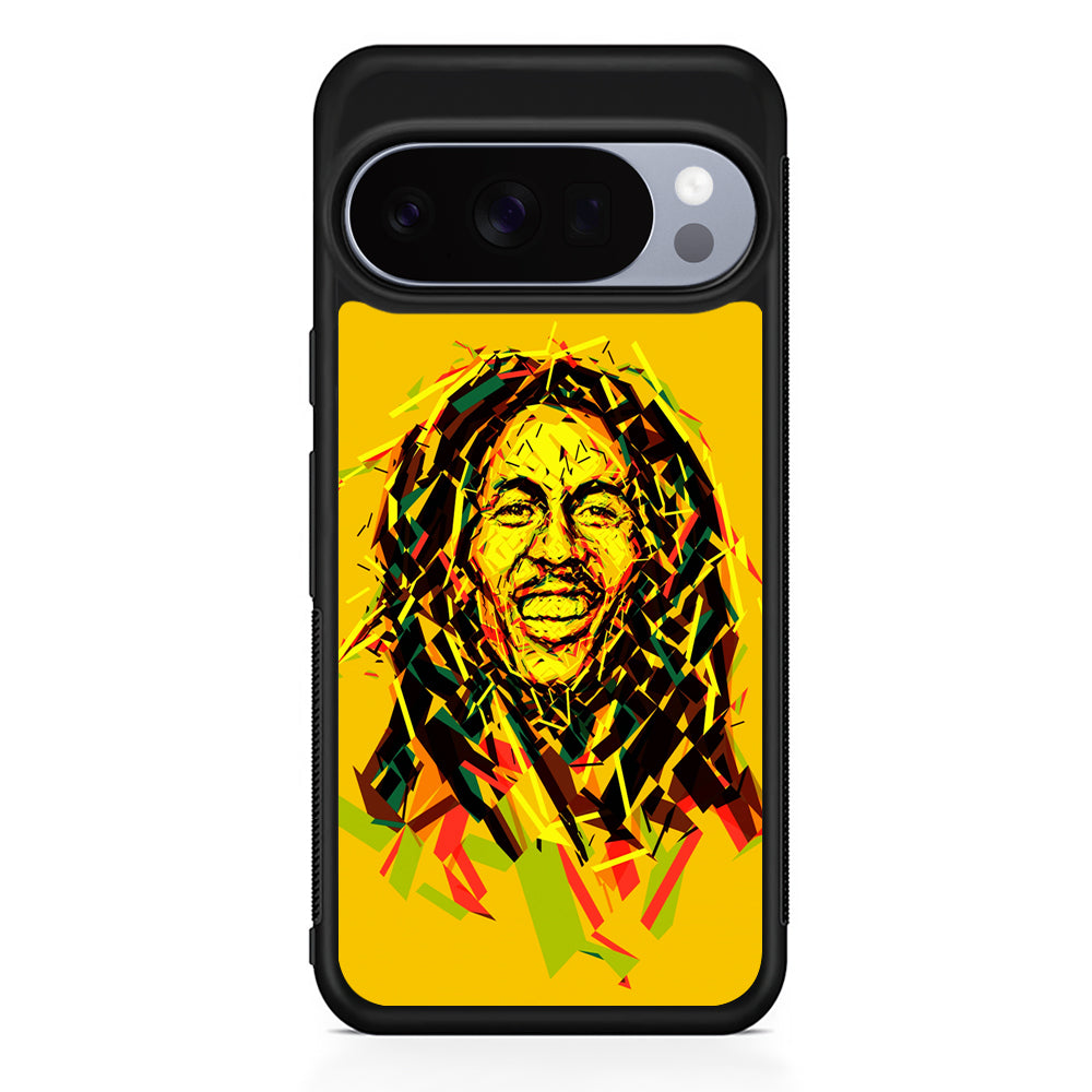 Bob Marley Pop Art Reggae Google Pixel 10 Pro Case | Google Pixel 10 Rubber Protective Case