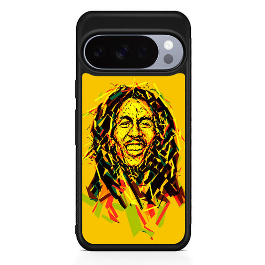 Bob Marley Pop Art Reggae Google Pixel 10 Pro Case | Slim Google Pixel 10 Pro Rubber Case