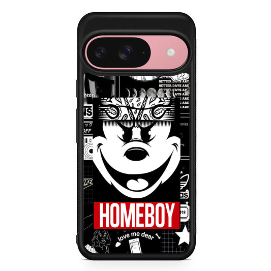Mickey Mouse Homeboy Google Pixel 9 Case | Google Pixel 9 Protective Rubber Case
