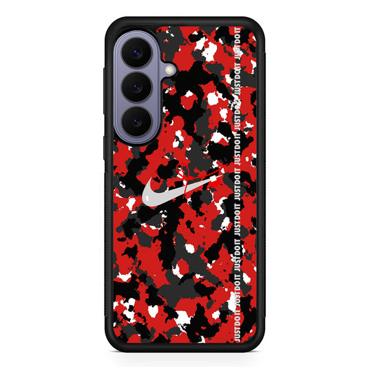 Nike Red Splash Camouflage Samsung Galaxy S26 Case | Lightweight Samsung Galaxy S26 Phone Case