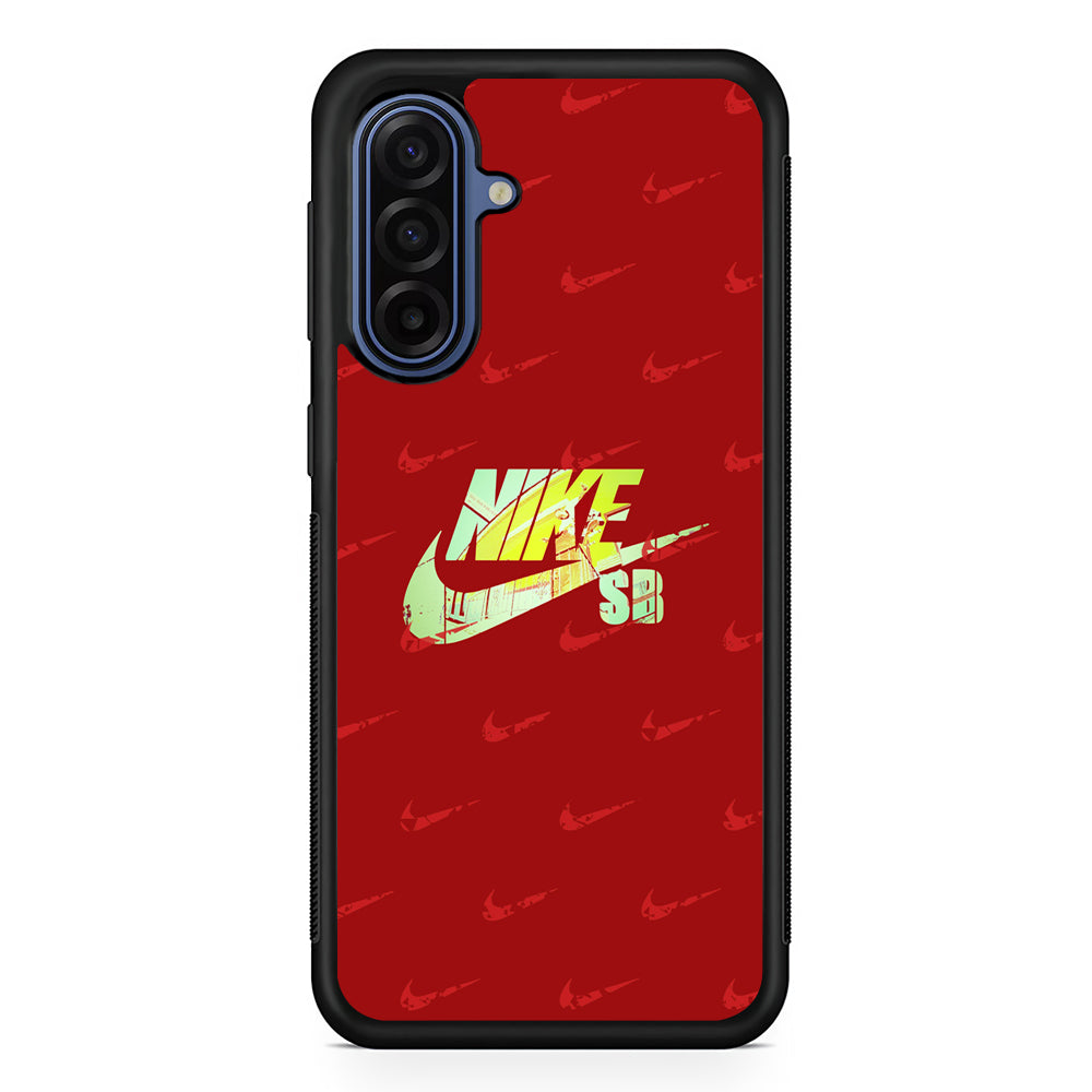 Nike SB Silhouette of Player Samsung Galaxy A17 Case | Samsung Galaxy A17 Protective Rubber Case