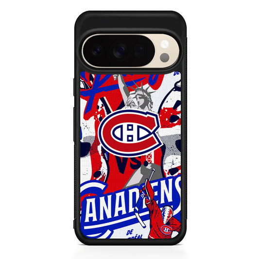NHL Montreal Canadiens Rangers Google Pixel 10 Pro XL Case | Slim Google Pixel 10 Pro XL Protective Case