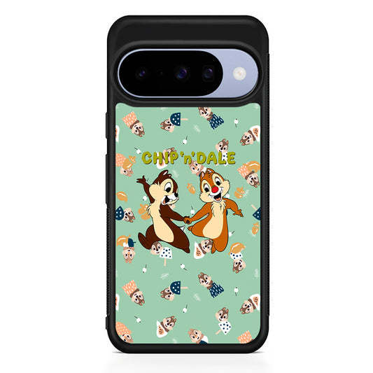 Chip N Dale Walk Happily Google Pixel 10 Case | Google Pixel 10 Rubber Protective Case
