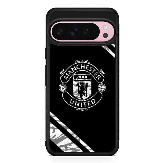 Manchester United Black Emblem Google Pixel 9 Pro XL Case | Protective Cover