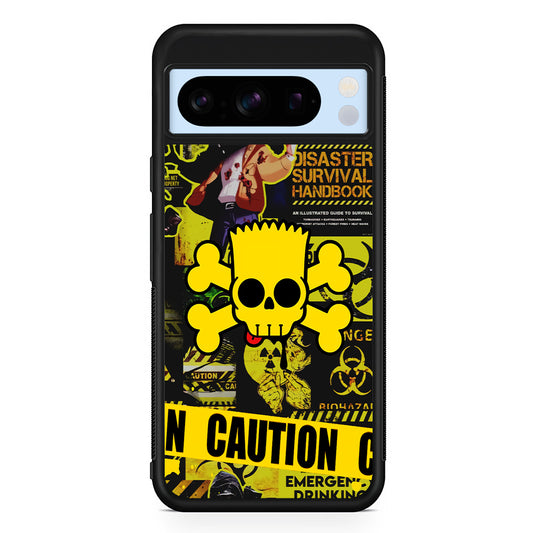 Bart Pirate Emergency Survival Google Pixel 8 Pro Case | Slim Rubber Case for Google Pixel 8 Pro