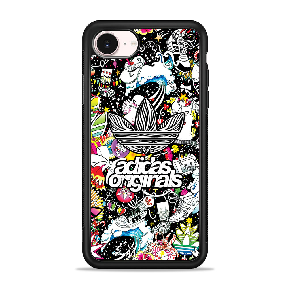 Adidas Original Collage Formation iPhone 17e Case - Silicone Case