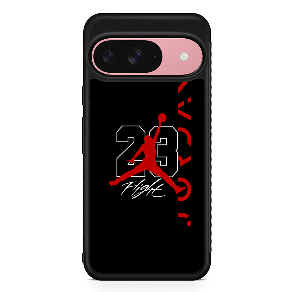 Air Jordan Black on The Back Google Pixel 9 Case | Google Pixel 9 Protective Rubber Case