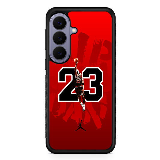 Air Jordan Fly Through The Opponent Samsung Galaxy S26 Case | Slim Protective Rubber Case for Samsung S26