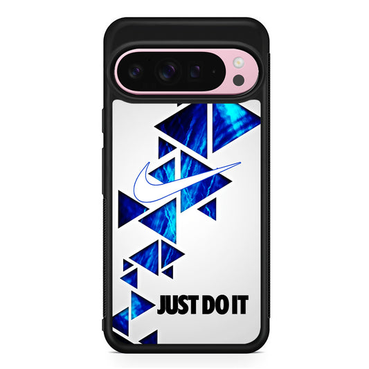 Nike Triangle Marble Just Do It Google Pixel 9 Pro XL Case | Protective Cover