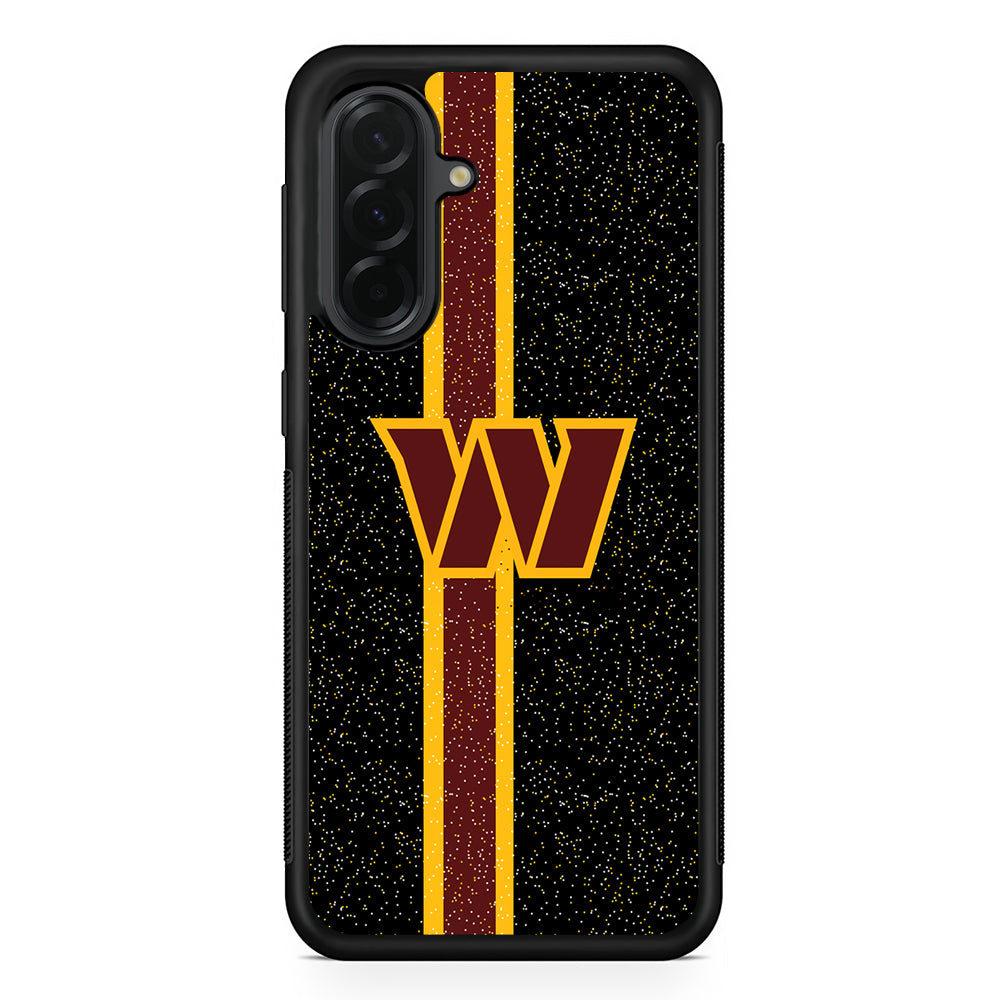 NFL Washington Commanders Freckles Samsung Galaxy A36 Case | Protective Rubber Cover