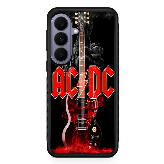 ACDC Rock Guitar Samsung Galaxy S26 Case | Durable Rubber Case for Samsung Galaxy S26