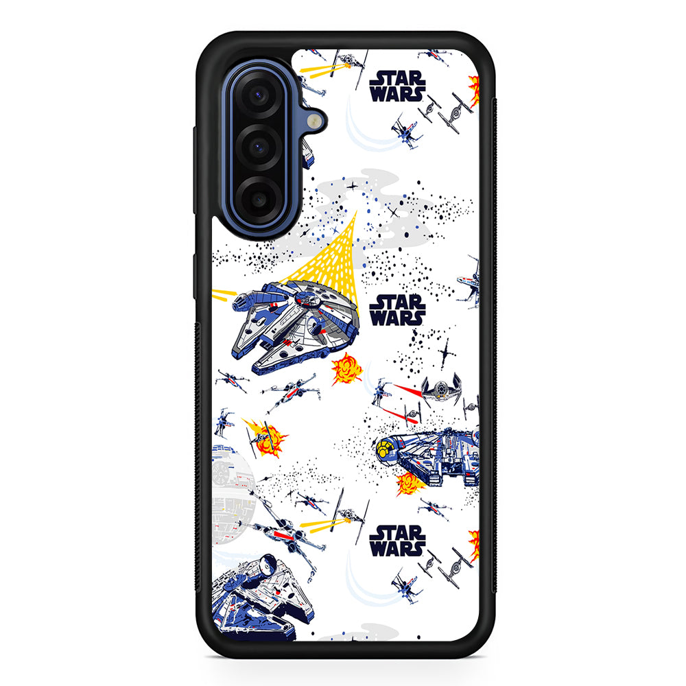 Star Wars Aircraft on Galaxy Samsung Galaxy A17 Case | Slim Protective Phone Cover