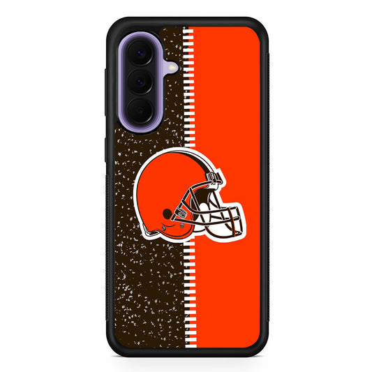 NFL Cleveland Browns Logo Samsung Galaxy A57 Case | Slim Samsung Galaxy A57 Rubber Case
