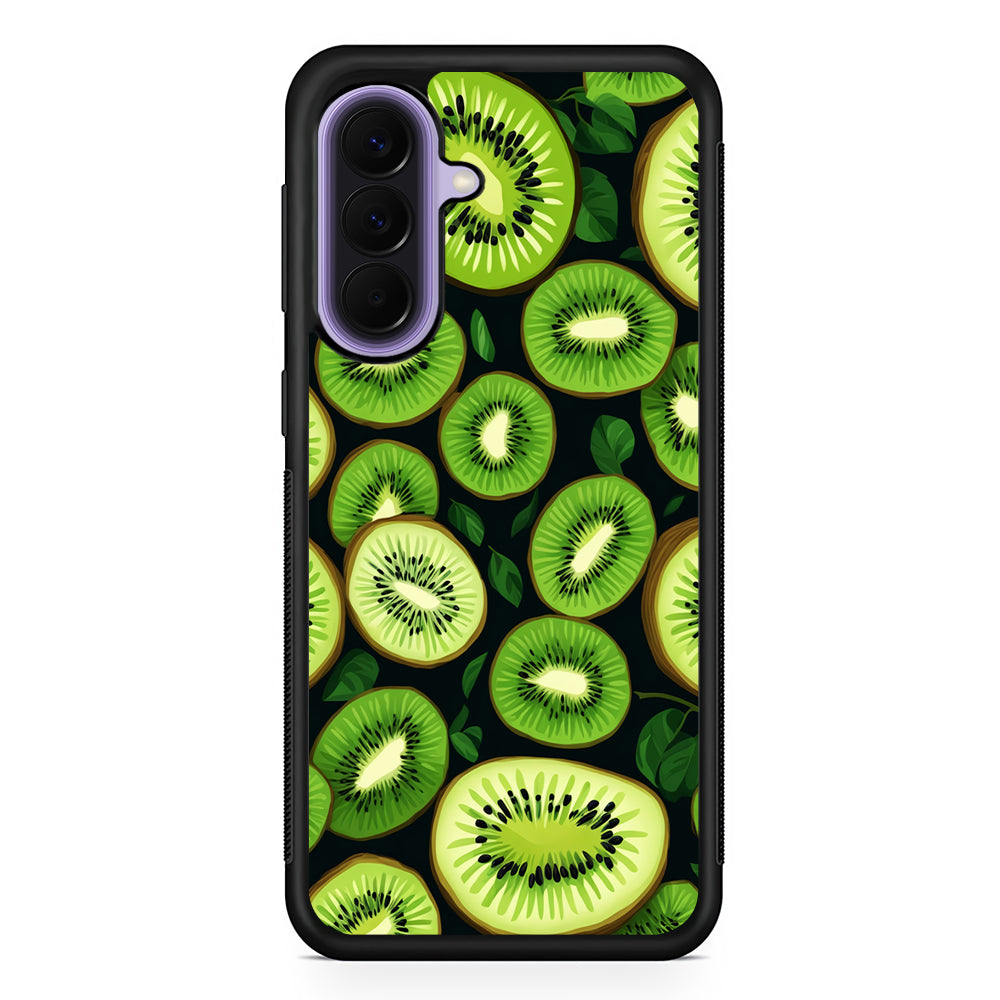 Fresh Organic Kiwi Fruit Samsung Galaxy A57 Case | Slim Samsung Galaxy A57 Rubber Case