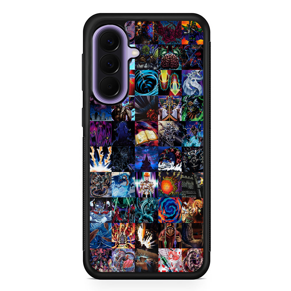 Yu-Gi-Oh Monster Card Collection Samsung Galaxy A57 Case | Slim Samsung Galaxy A57 Rubber Case