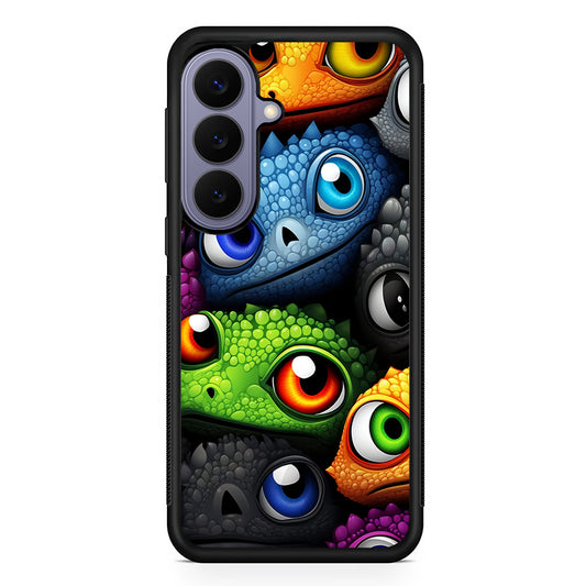 Reptile Eye Cartoon Samsung Galaxy S26 Case | Durable Rubber Case for Samsung Galaxy S26