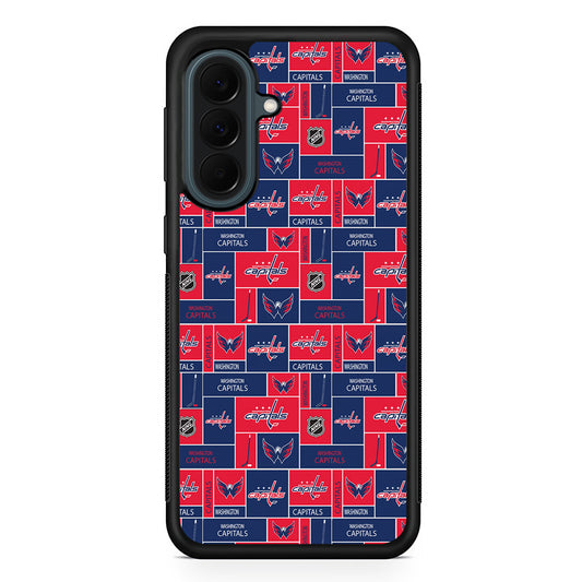 NHL Washington Capitals Pattern Samsung Galaxy A37 Case | Samsung Galaxy A37 Rubber Phone Case