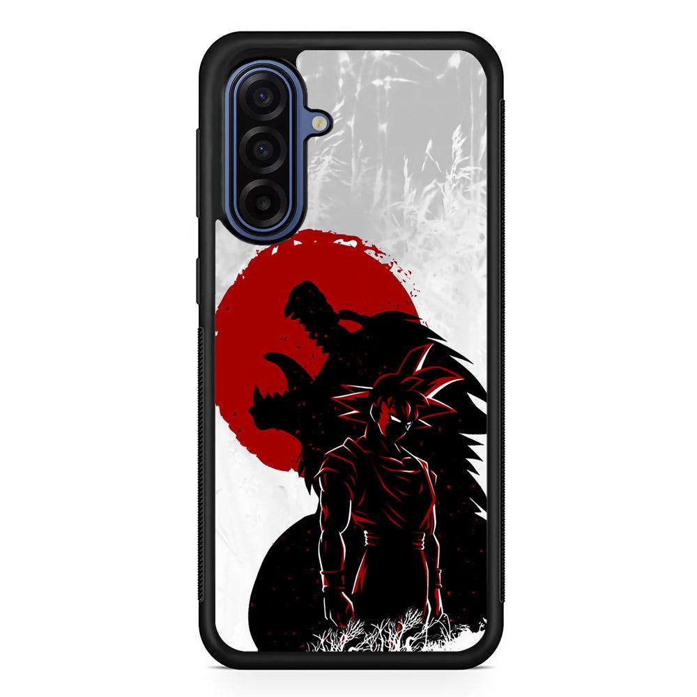 Dragon Ball Goku Red Moon Samsung Galaxy A17 Case | Slim Protective Phone Cover
