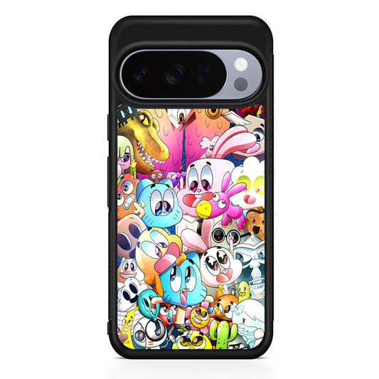 The Amazing World Of Gumball Google Pixel 10 Pro Case | Slim Google Pixel 10 Pro Rubber Case