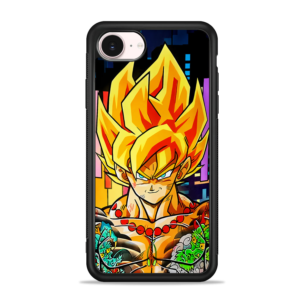 Goku Dragon Ball Z Yakuza iPhone 17e Case - Silicone Case