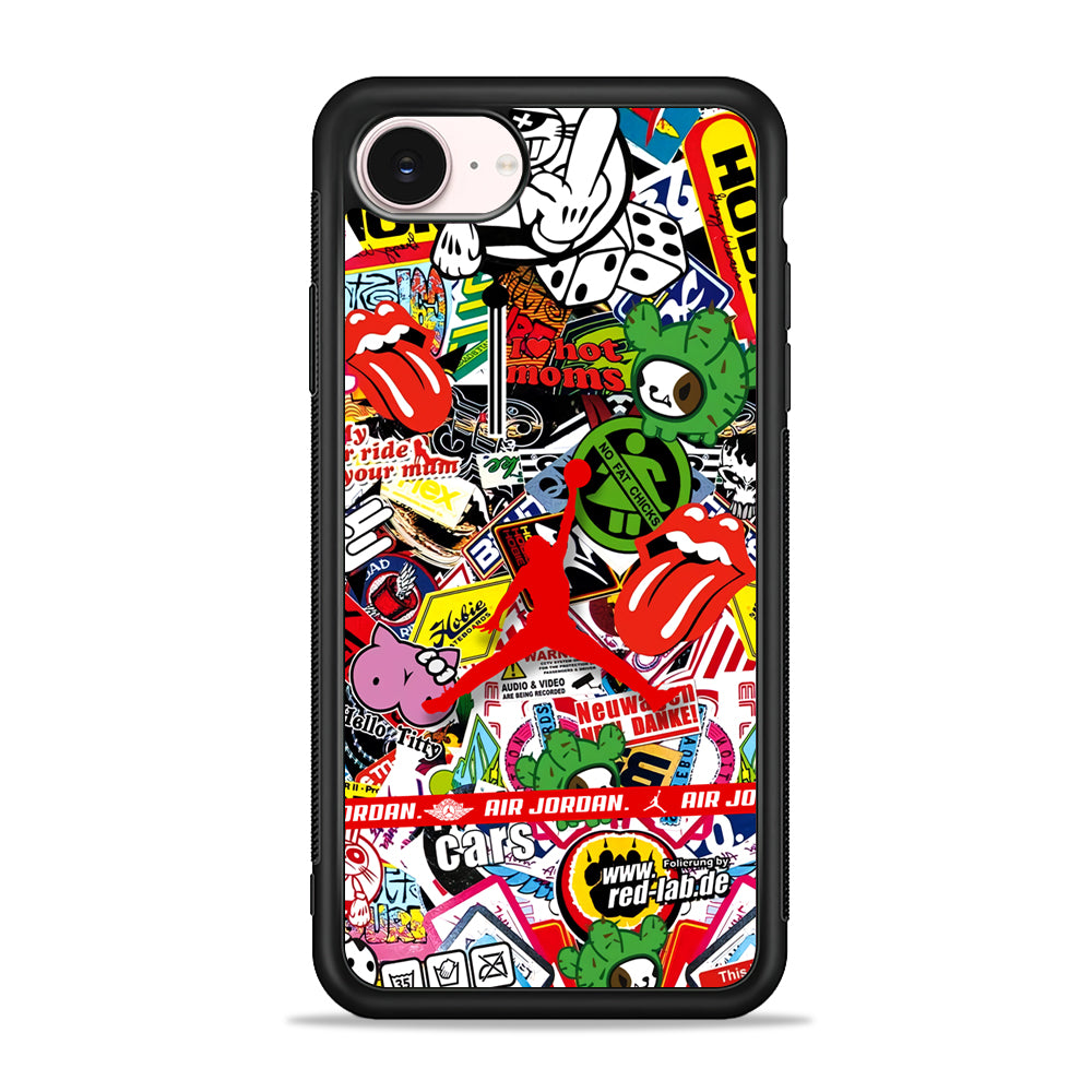 Air Jordan Mix Squad iPhone 17e Case - Silicone Case