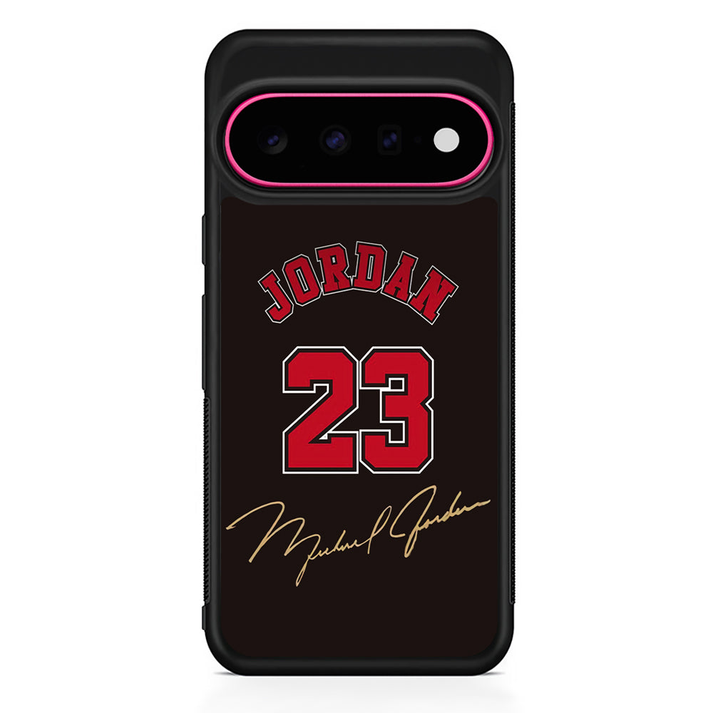 Air Jordan Signature Number Google Pixel 11 Case - Stylish Protective Phone Case