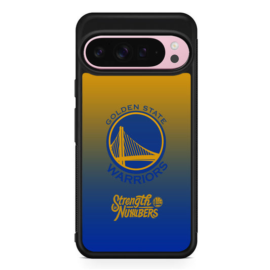 NBA Golden State Warriors Gradient Google Pixel 9 Pro XL Case | Protective Cover