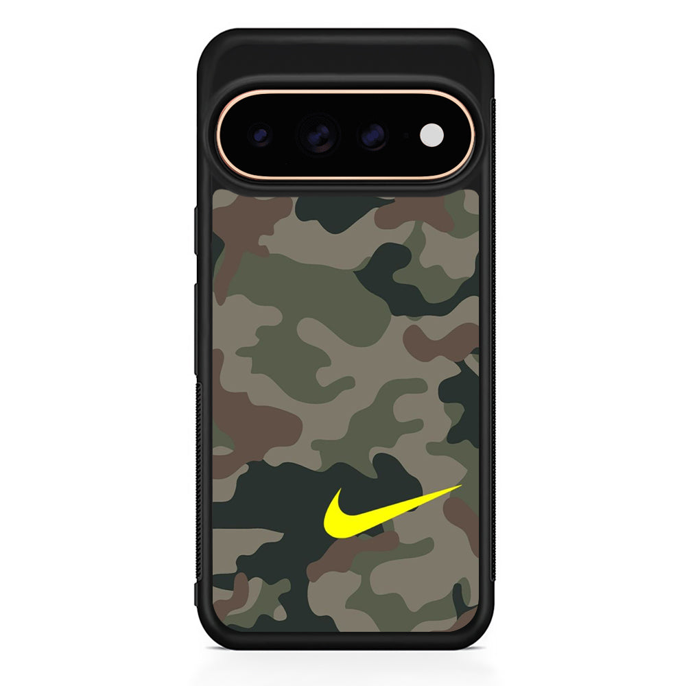 Nike Camo Yellow Alert Google Pixel 11 Pro Case - Stylish Protective Phone Case