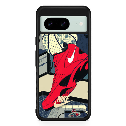 Nike Resound on The Room Google Pixel 8 Case | Slim Rubber Case for Google Pixel 8