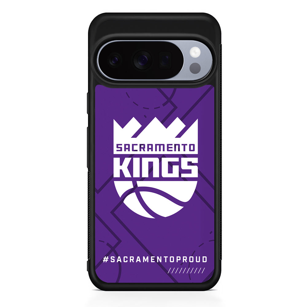 NBA Sacramento Kings Proud Google Pixel 10 Pro Case | Google Pixel 10 Rubber Protective Case