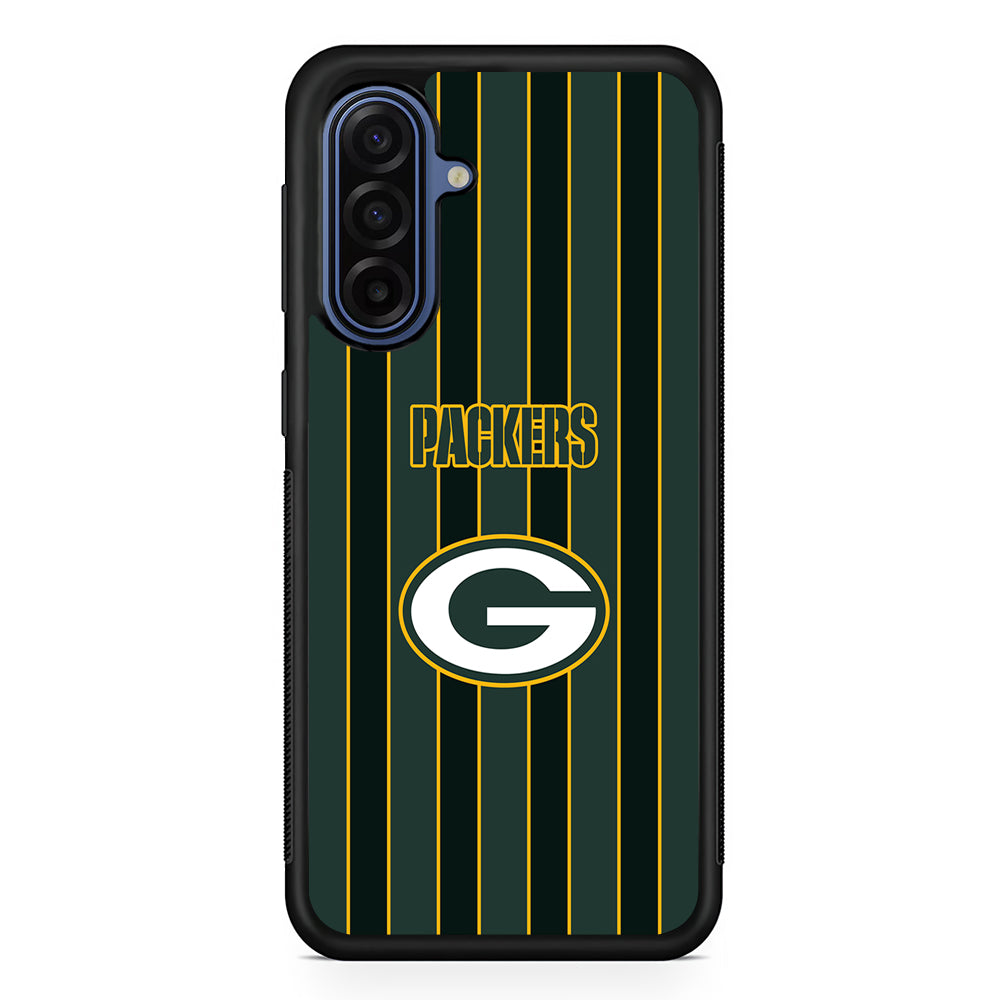 NFL Green Bay Packers Yellow Line Samsung Galaxy A17 Case | Slim Protective Phone Cover
