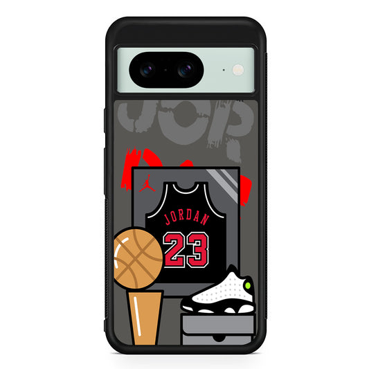 Air Jordan Trophy and Glory Google Pixel 8 Case | Durable Protective Cover for Google Pixel 8