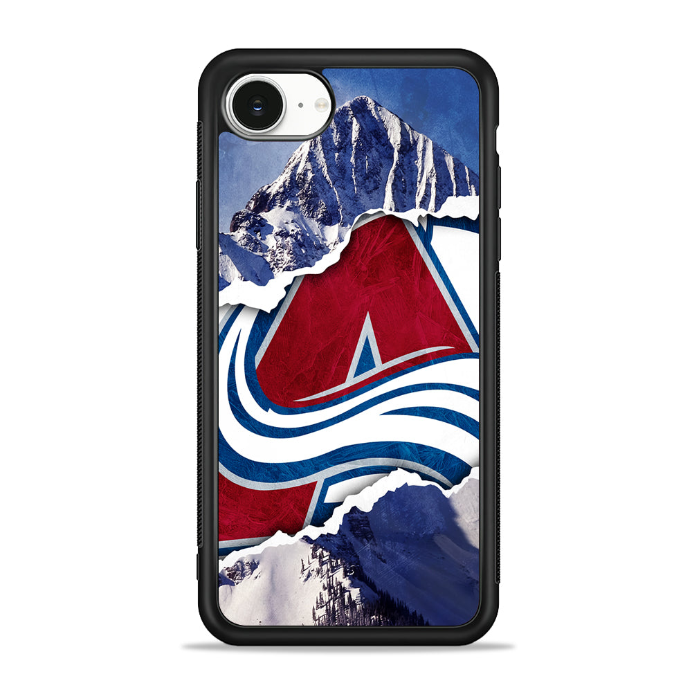 NHL Colorado Avalanche Mountains iPhone 16e Case | Protective Phone Cover
