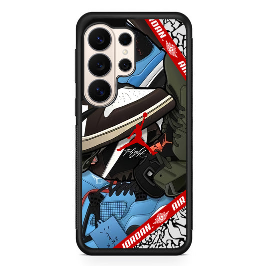 Air Jordan Flight Attention Samsung Galaxy S26 Ultra Case | Durable Samsung Galaxy S26 Ultra Phone Case