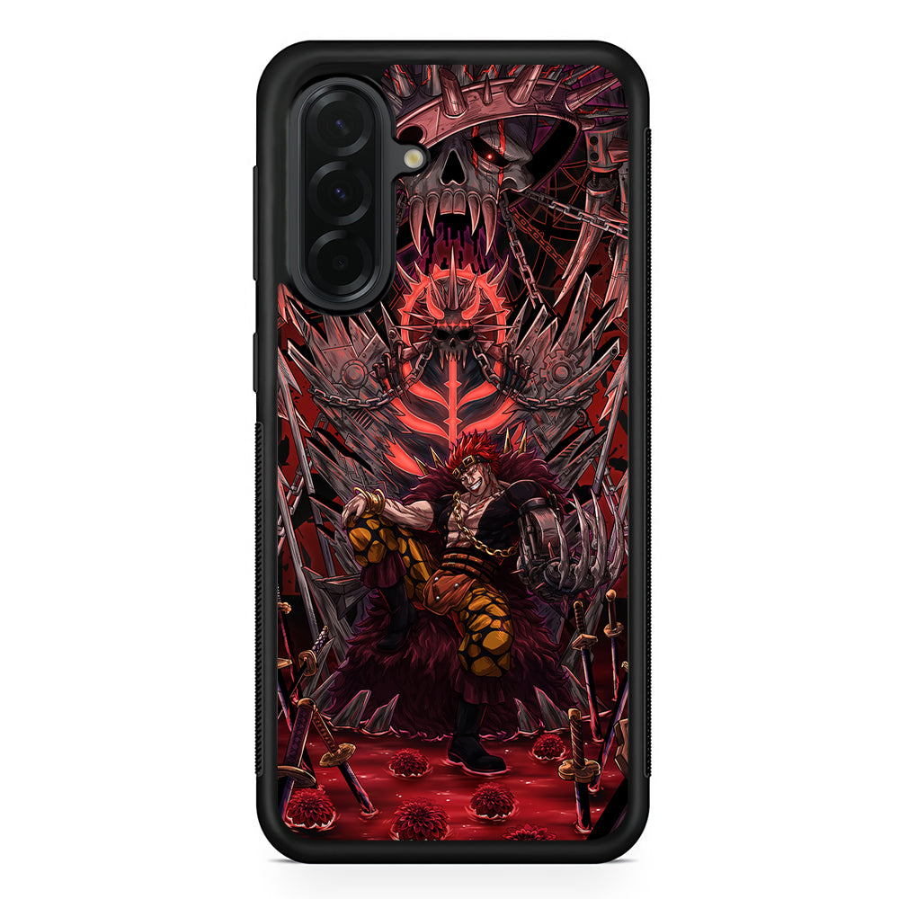 One Piece Eustass Captain Kid Samsung Galaxy A36 Case | Protective Rubber Cover